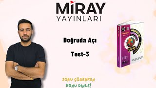 Miray Yayınları TYT AYT Geometri Doğruda Açı Test2 [upl. by Ingaberg]