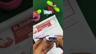 First aid for high fever in children at home fever doctor thermometer medical [upl. by Rori99]