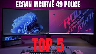 Top 5 des Meilleurs Écrans PC Gaming Incurvés de 49 pouces – Plongez dans lImmersion Totale [upl. by Rillis]