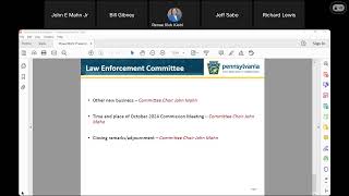 Law Enforcement Committee Meeting  October 3 2024 [upl. by Karalee]