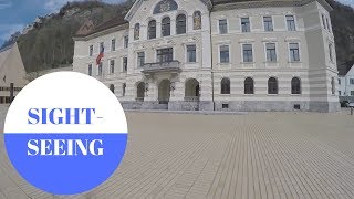 Sightseeing in Vaduz in LIECHTENSTEIN [upl. by Nnayelhsa925]