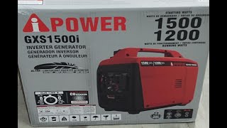 Unboxing and startup review of the AiPower GXS1500i Portable Generator [upl. by Reba136]