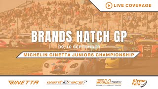 2023 Michelin Ginetta Junior Championship – Round 24 – Live from Brands Hatch [upl. by Erv]