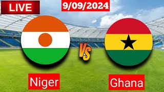 Niger Vs Ghana  CAF Africa Cup Fifa Live Match Score HD Today 2024 [upl. by Sirk]