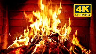 🔥 Cozy Fireplace 4K 12 HOURS Fireplace with Crackling Fire Sounds Crackling Fireplace 4K [upl. by Ivah962]