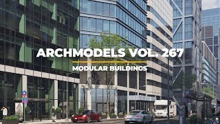 Create Entire City District in minutes with Archmodels vol 267 [upl. by Dode966]