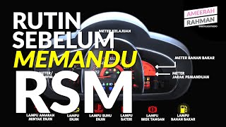 Rutin Sebelum Memandu RSM  INFOGRAFIK [upl. by Andris932]