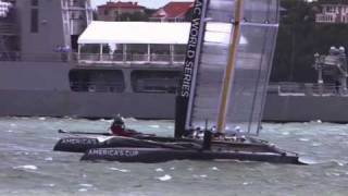 ORACLE Racing  Round Rangitoto on Anniversary Day [upl. by Groeg623]