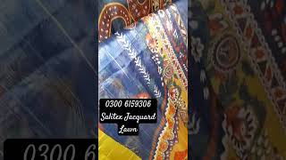 Salitex Jacquard Lawn Emb Whatsapp 0300 6159306 brandedlawnsale brandedclothmarket karachibrand [upl. by Chas]