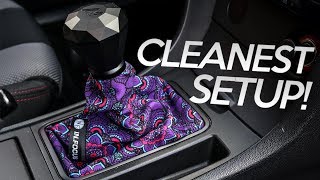 BEST Shift Setup of 2020  LikeWise Shift Knob amp INFOCUS Shift Boot Install [upl. by Goodill]