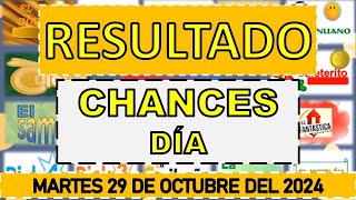 RESULTADO CHANCES DÍA TARDE DEL MARTES 29 DE OCTUBRE DEL 2024 [upl. by Bergren]