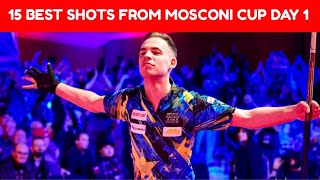 Mosconi Cup 2023 Top 15 Best Shots from Day 1 [upl. by Biagi]