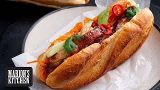 Sticky Pork Banh Mi  Marions Kitchen [upl. by Atews]