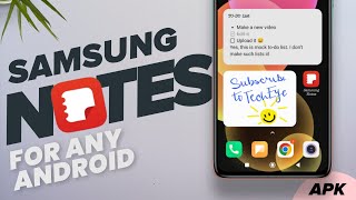 Samsung Notes App For Any Android • New Update From OneUI 51 APK [upl. by Neerahs]