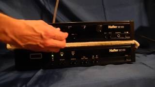 Hafler SE100 Preamp Demo 1385 [upl. by Sedinoel]