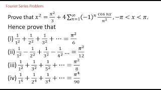 Fourier Series  Parsevals Formula [upl. by Burget]