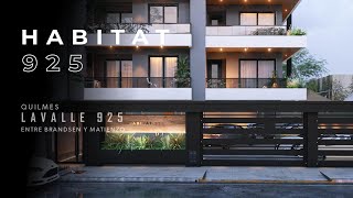 Habitat 925 RENDER  Proyecto en Obra en Quilmes Centro [upl. by Vary]