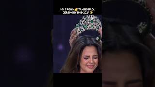 Crown taking back ceremony Miss grand international 20182024 missgrandinternational shorts [upl. by Azial139]