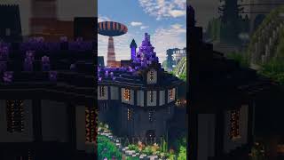 Minecraft  Amethyst House 🏡💜 🔮 minecraft minecraftshorts [upl. by Mehelhteb954]