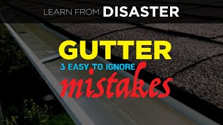 Three Lessons Learned During FirstTime Gutter Installation to Harvest Rain Water 💦 [upl. by Rehteh]