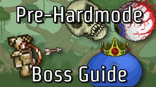 Simple Guide to ALL PreHardmode Bosses in Terraria  Terraria 144 gaming terraria [upl. by Leilamag]