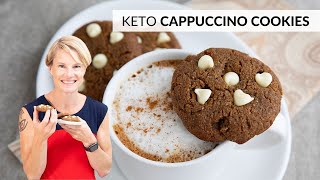 Keto Cappuccino Cookies A fun twist on low carb dessert [upl. by Netsyrk241]