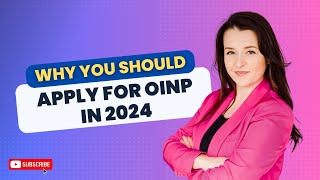 Why You Should Apply For OINP in 2024 [upl. by Itsrik]