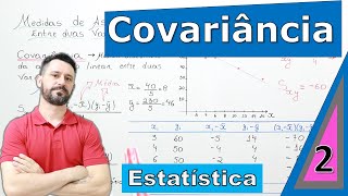 Covariância  Calculando a Covariância de um conjunto de dados [upl. by Izawa]