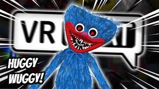 HUGGY WUGGY WANTS TO PLAY IN VRCHAT  Funny VRChat Moments poppy playtime chapter 3 [upl. by Furlong]