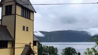 Strong nature landscape along the road 55 Vadheim Høyanger Balestrand in 5 min august norway [upl. by Devon361]