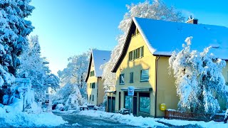 SWITZERLAND  Winter Wonderland🇨🇭Zurich City Covered In Snow  City Snowfall [upl. by Efthim238]