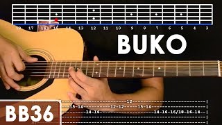 Buko  Jireh Lim Guitar Tutorial includes intro lead and rhythm [upl. by Enninaej]