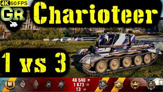 World of Tanks Charioteer Replay  10 Kills 57K DMGPatch 140 [upl. by Ardiekal]