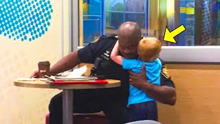 4YearOld Boy Whispers To Cop In Diner  He Turns Pale amp Quickly Calls Backup [upl. by Aroda]