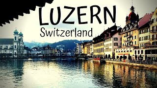 Luzern in Winter Time Switzerland Travel [upl. by Narol]