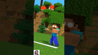 Herobrine  Javelin Throw Game In Minecraft shorts [upl. by Gaither]