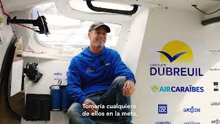 Iker Martinez IMOCA 60 Groupe Dubreuil Sailing Team interview before Transat Jacques Vabre [upl. by Egrog]