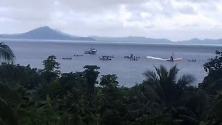 Papua New Guinea plane ditches into Micronesia lagoon [upl. by Matti]