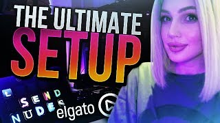 The ULTIMATE STREAMING SETUP 2018 Room Tour [upl. by Icaj]