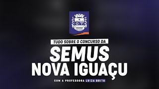 CONCURSO SEMUS  NOVA IGUAÇU  PLANEJAMENTO DE ESTUDOS [upl. by Adnaluy]