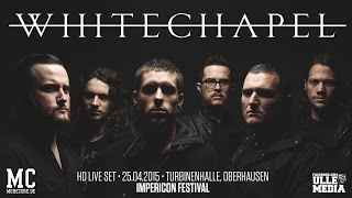 Whitechapel  FULL HD LIVE SET  Impericon Festival Oberhausen [upl. by Ayikin518]