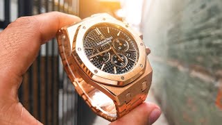 My Watch Collection  This Ones My Favorite  41mm AP Royal Oak Chrono in Rose Gold [upl. by Pembroke]