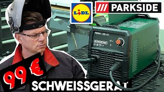 Im Test 99 € PARKSIDE Schweißgerät PIFDS 120 [upl. by Sassan]