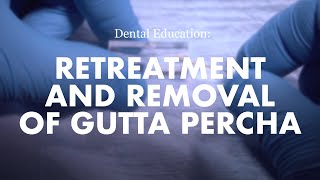 Endodontics Retreatment and removal of Gutta Percha [upl. by Amary85]