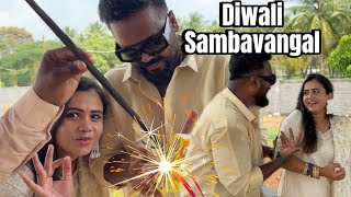 Diwali அன்னைக்கு Tension பண்ண Manimegalai 😡 Celebration VLOG  Hussain [upl. by Sylas]