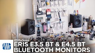 PreSonus Eris Bluetooth Monitors E35 BT and E45 BT [upl. by Eelyak294]