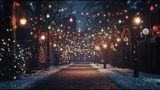 Smart TV Arts  Christmas Screensaver Street Light Collection [upl. by Aitnahs]