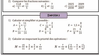 Devoir à domicile 1ère année collège 1AC 2024 Exercice 3 تصحيح الفرض الأول الدورة الأولى أولى إعدادي [upl. by Georgeanne]