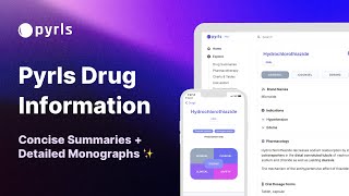 How to Use Drug Summaries In Pyrls [upl. by Idnahk]