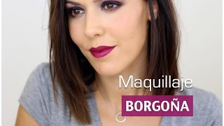 HOW TO Maquillaje borgoña [upl. by Tripp]